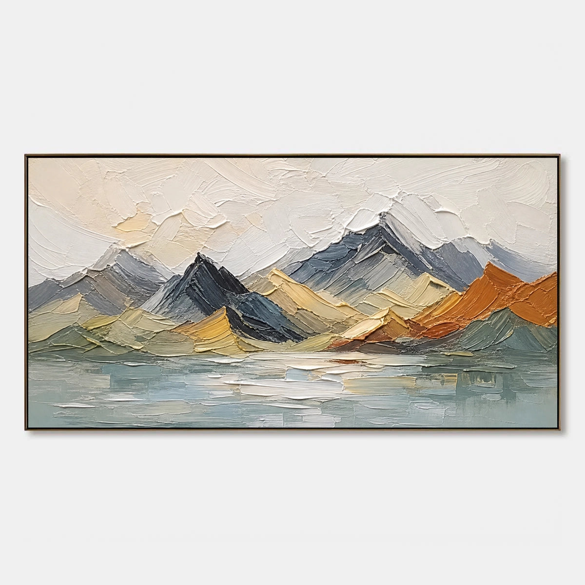 Alpine Mosaic Ridge hand-painted artwork