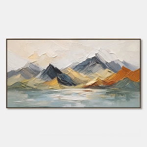 Alpine Mosaic Ridge hand-painted artwork