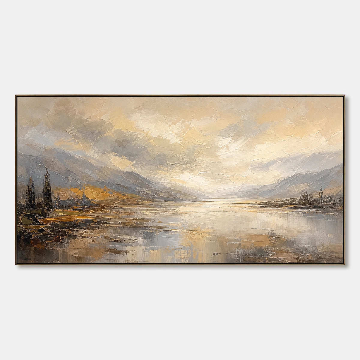 Veiled Valley Light hand-painted artwork