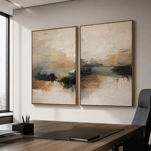 Horizon Echo Duet in a refined office, frameless