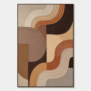 Earthen Wavework hand-painted artwork