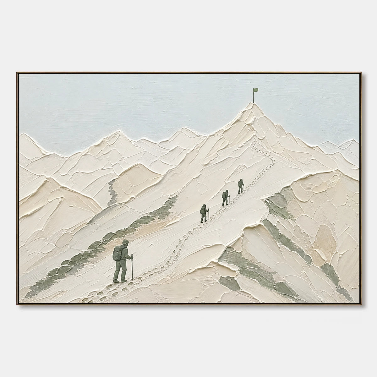 Ascent To Silence hand-painted artwork