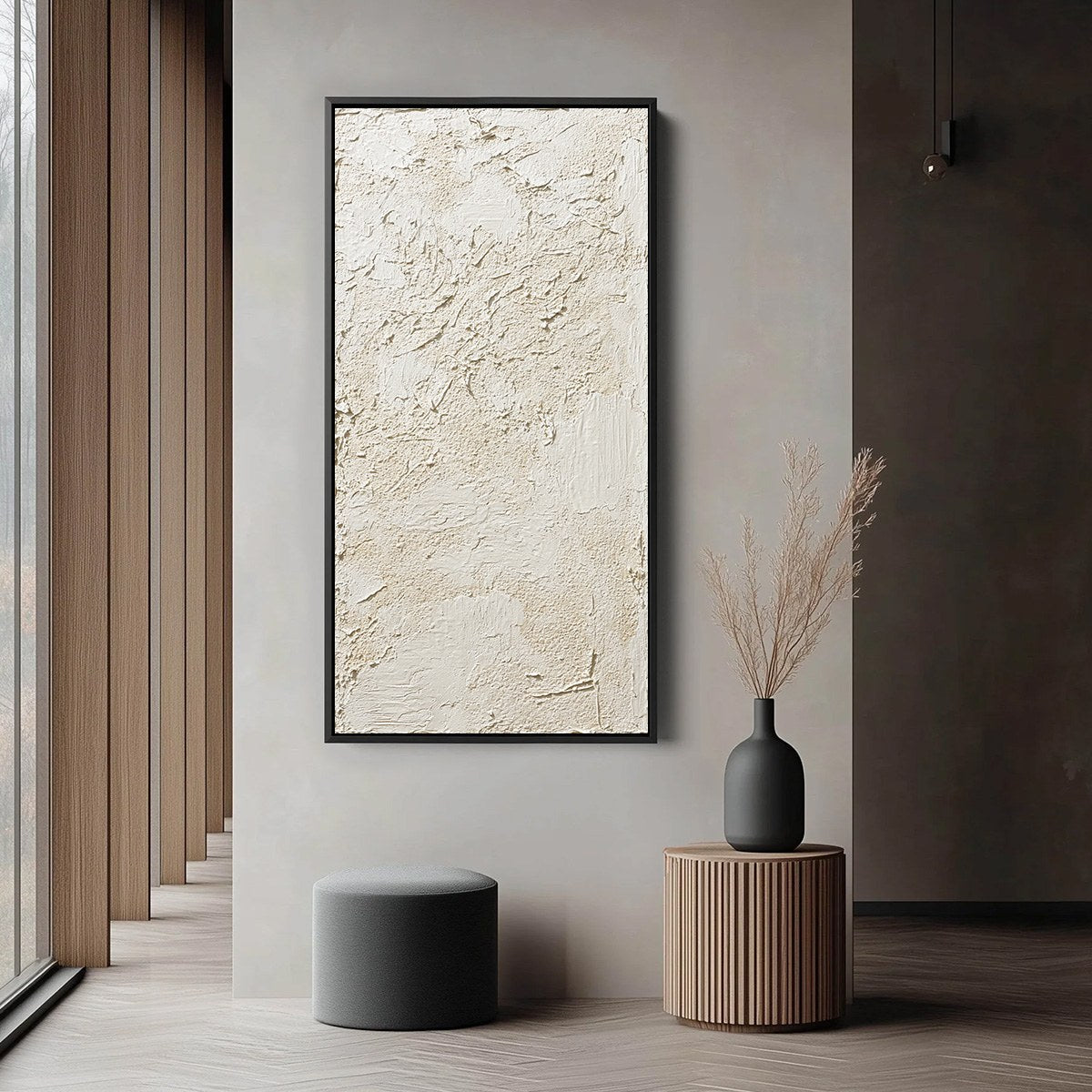 TERRA ALBA: Textured Wabi Sabi Abstract Painting