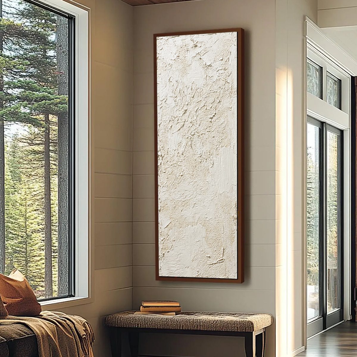 TERRA ALBA: Textured Wabi Sabi Abstract Painting