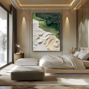 TERRA FIRMA: Heavily Textured Wabi Sabi Abstract Painting in Earth Tones