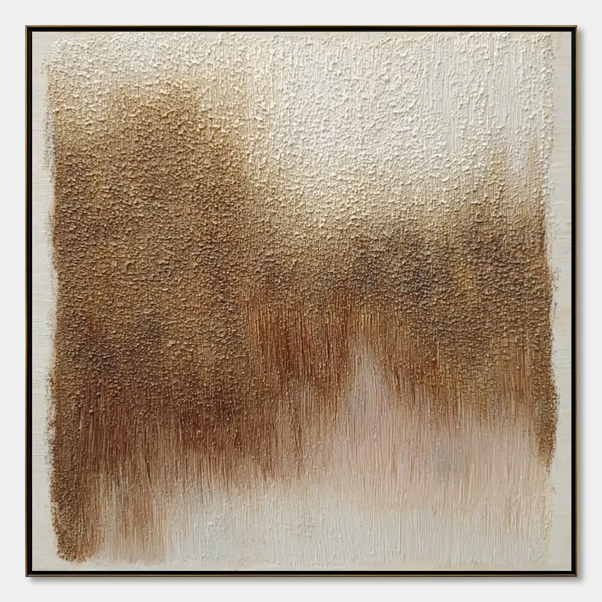 TERRA FIRMA: Heavy Textured Wabi Sabi Abstract Painting