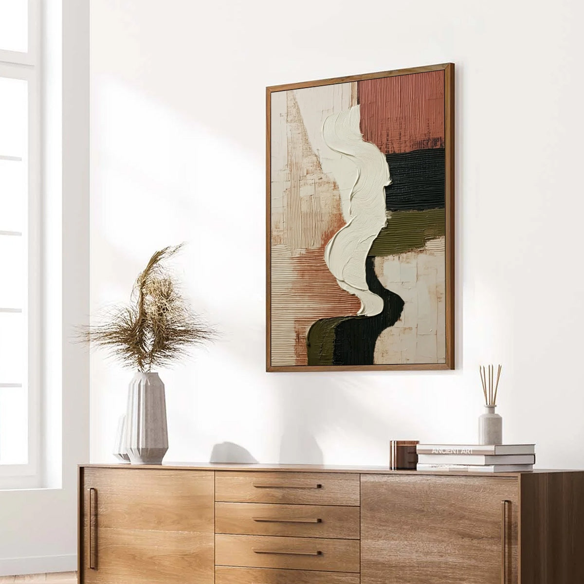 TERRA FIRMA: Textured Wabi Sabi Abstract Art in Earth Tones