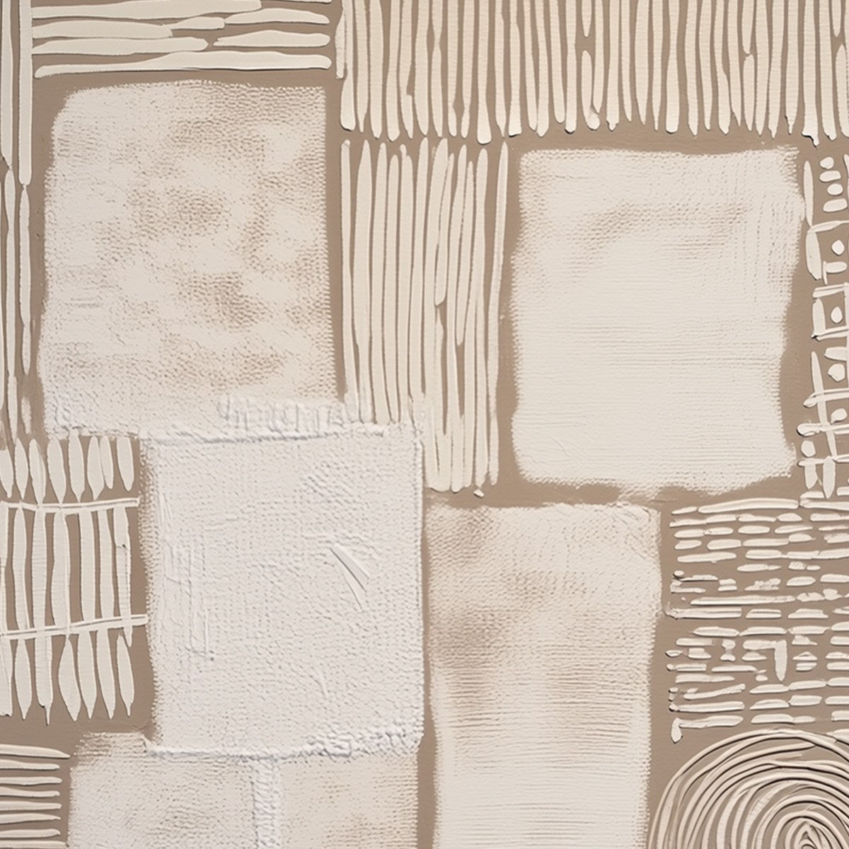 TERRA FIRMA: Textured Wabi-Sabi Abstract Painting for Modern Interiors