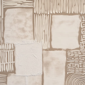 TERRA FIRMA: Textured Wabi-Sabi Abstract Painting for Modern Interiors