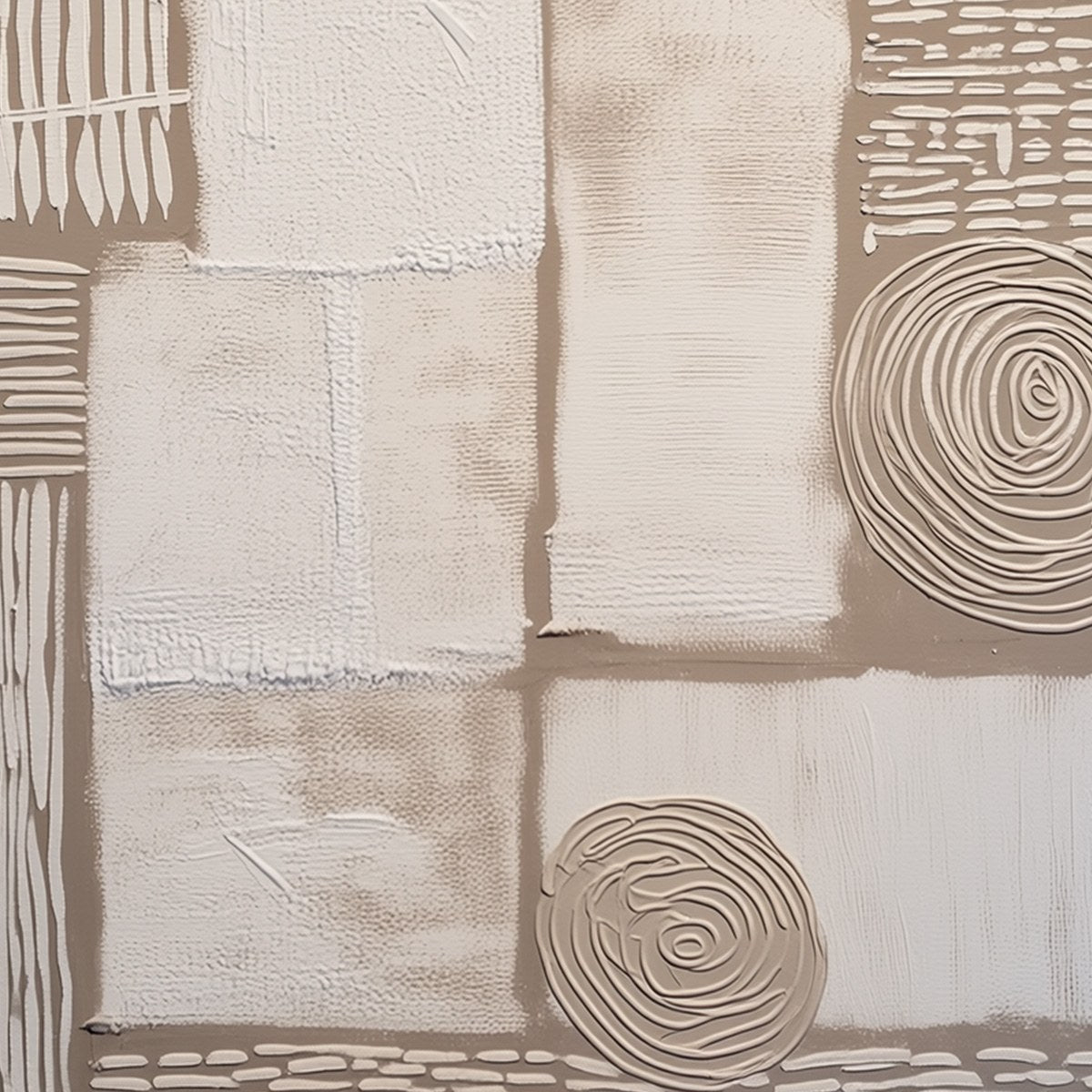 TERRA FIRMA: Textured Wabi-Sabi Abstract Painting for Modern Interiors