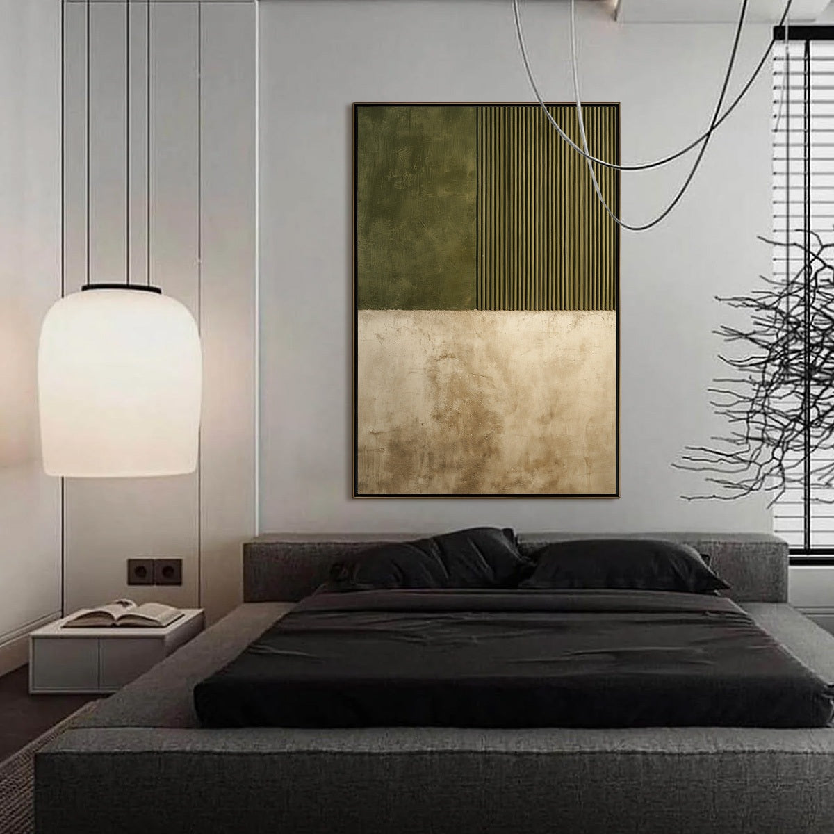 TERRA FIRMA: Textured Wabi Sabi Abstract Painting in Earth Tones