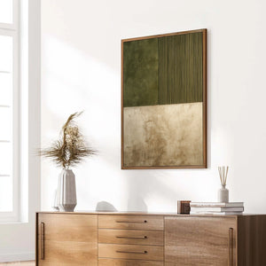 TERRA FIRMA: Textured Wabi Sabi Abstract Painting in Earth Tones