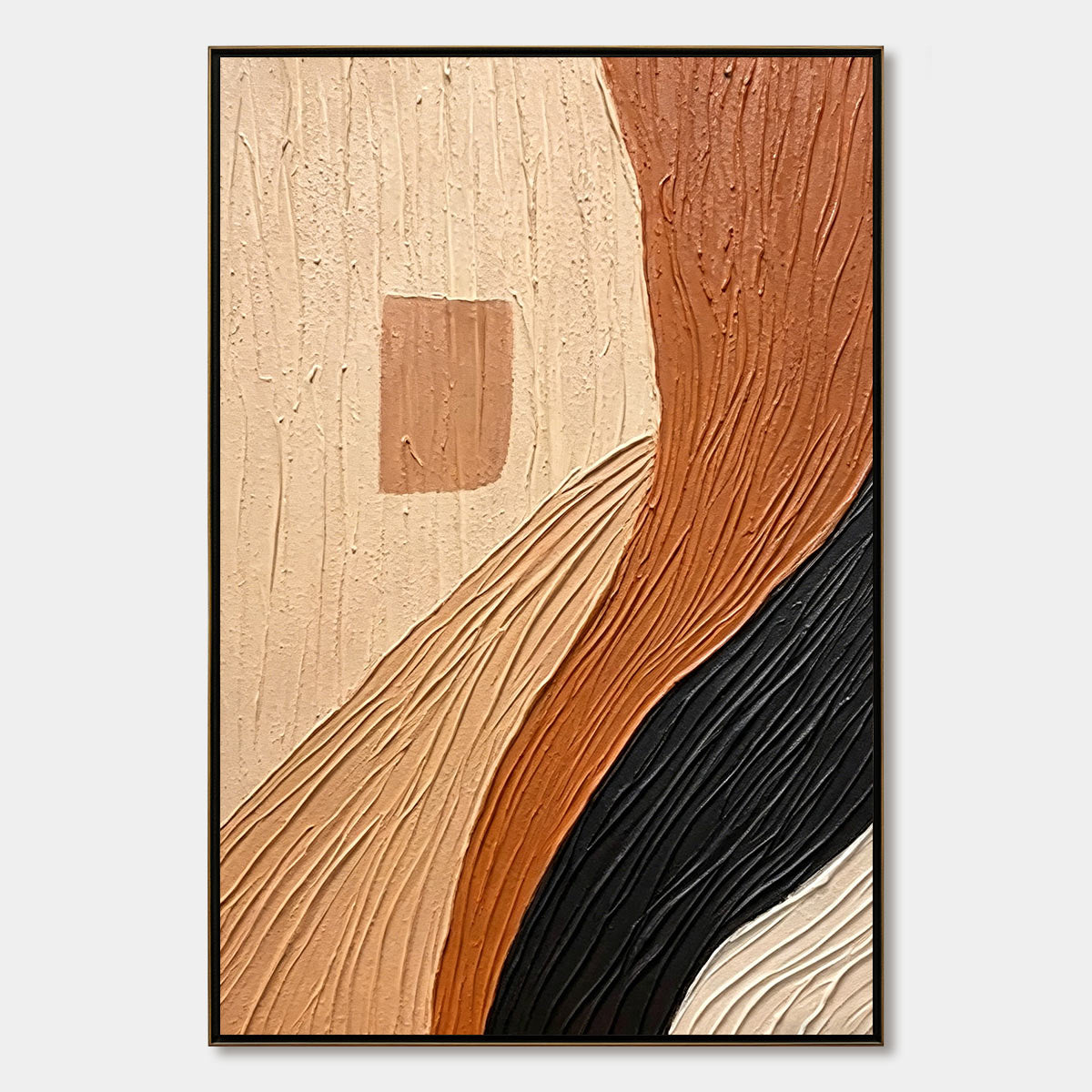 Terra Firma original handmade modern wall art, earth tones