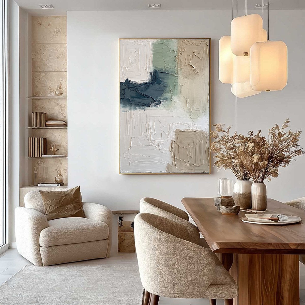 TERRA FIRMA: Textured Wabi-Sabi Abstract Wall Art in Earth Tones