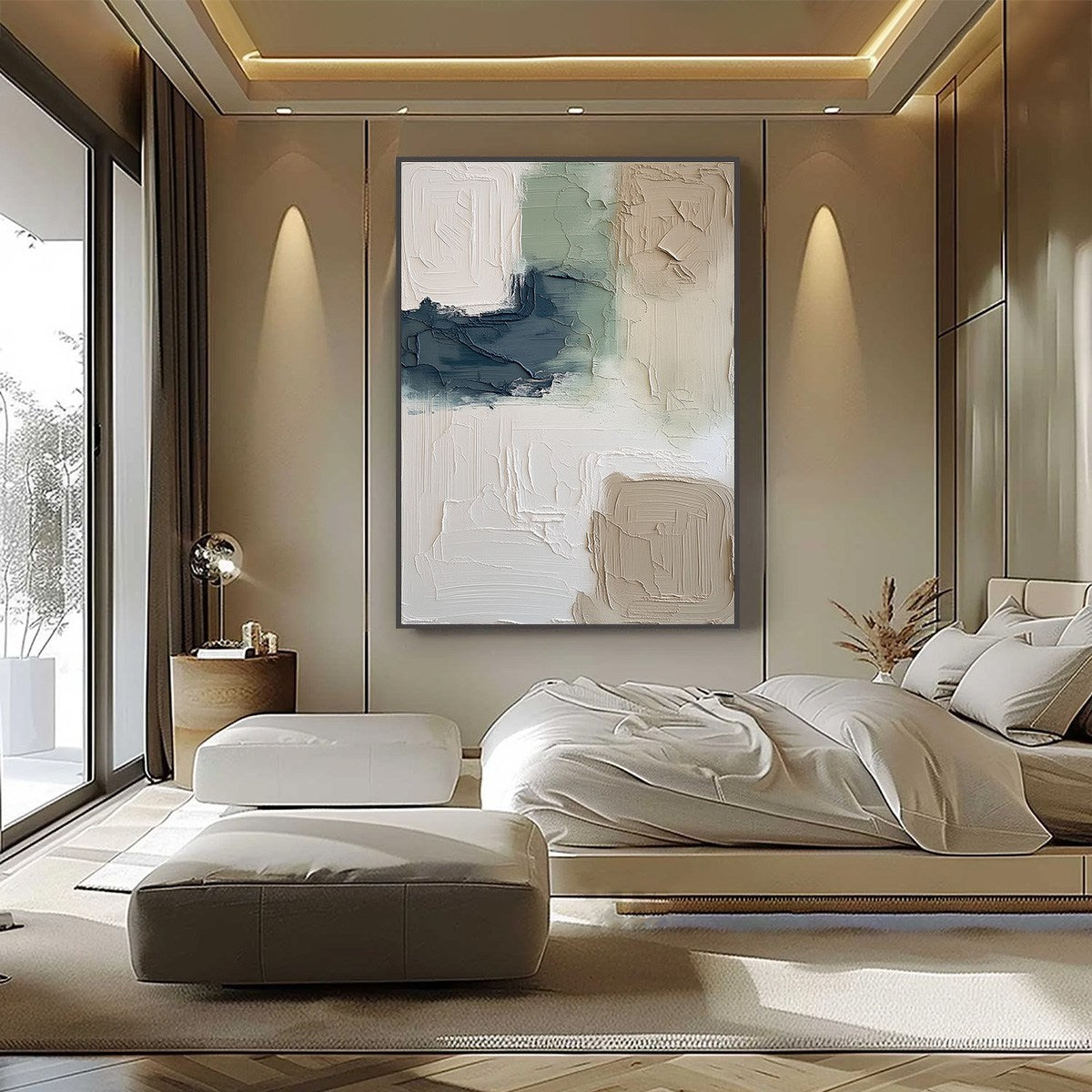 TERRA FIRMA: Textured Wabi-Sabi Abstract Wall Art in Earth Tones