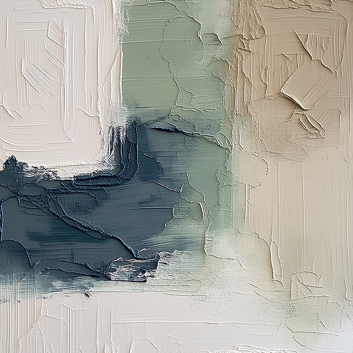 TERRA FIRMA: Textured Wabi-Sabi Abstract Wall Art in Earth Tones