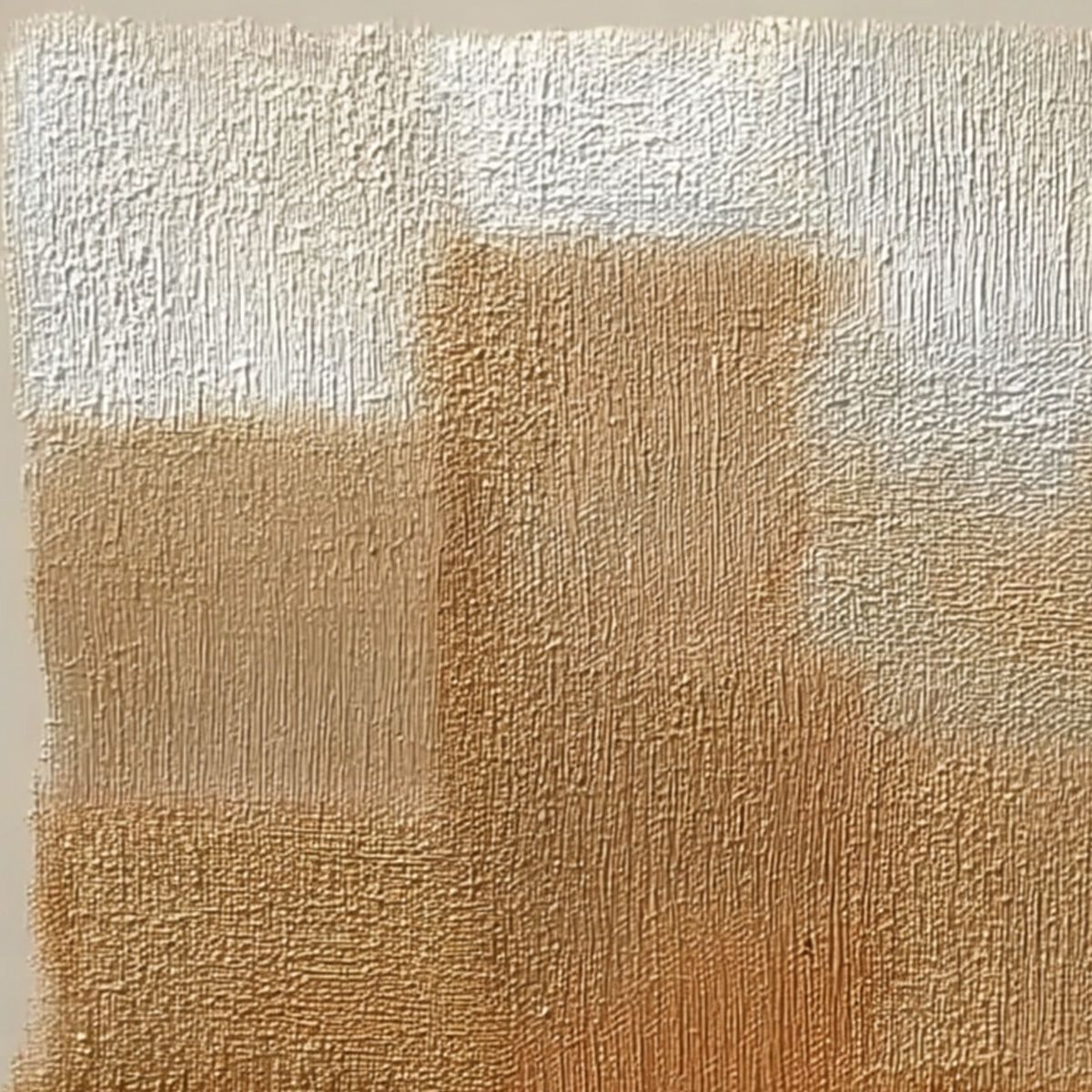 **TERRA FIRMA**: Textured Minimalist Abstract Painting in Earth Tones