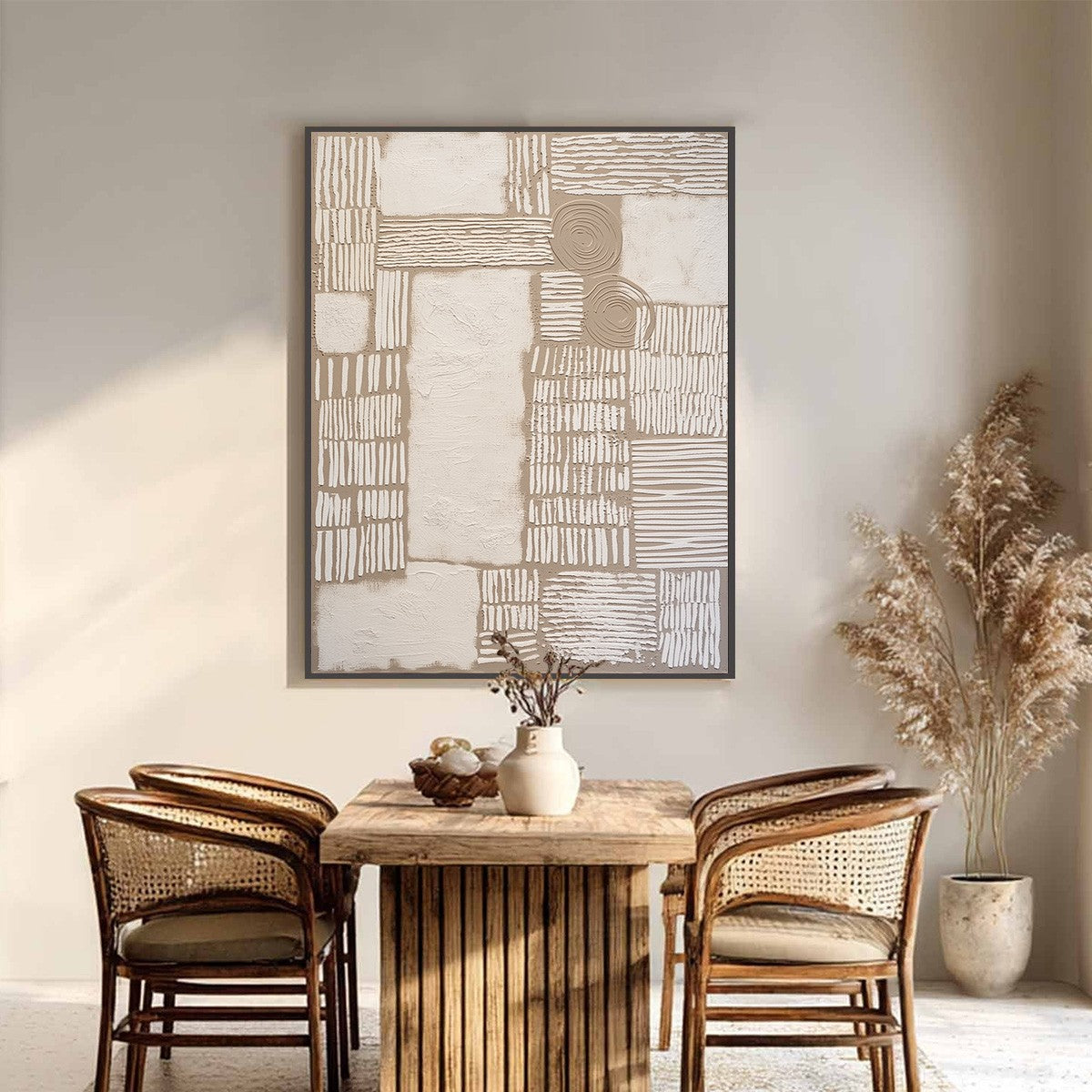 TERRA FORMA: Large Textured Wabi Sabi Abstract Painting