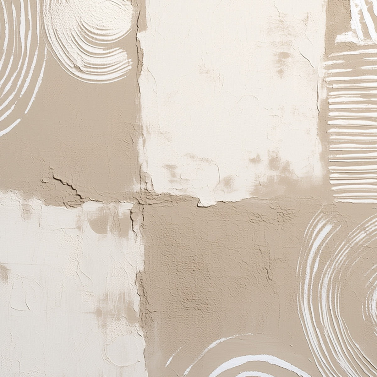 TERRA FORMA: Textured Minimalist Abstract Painting in Neutral Tones