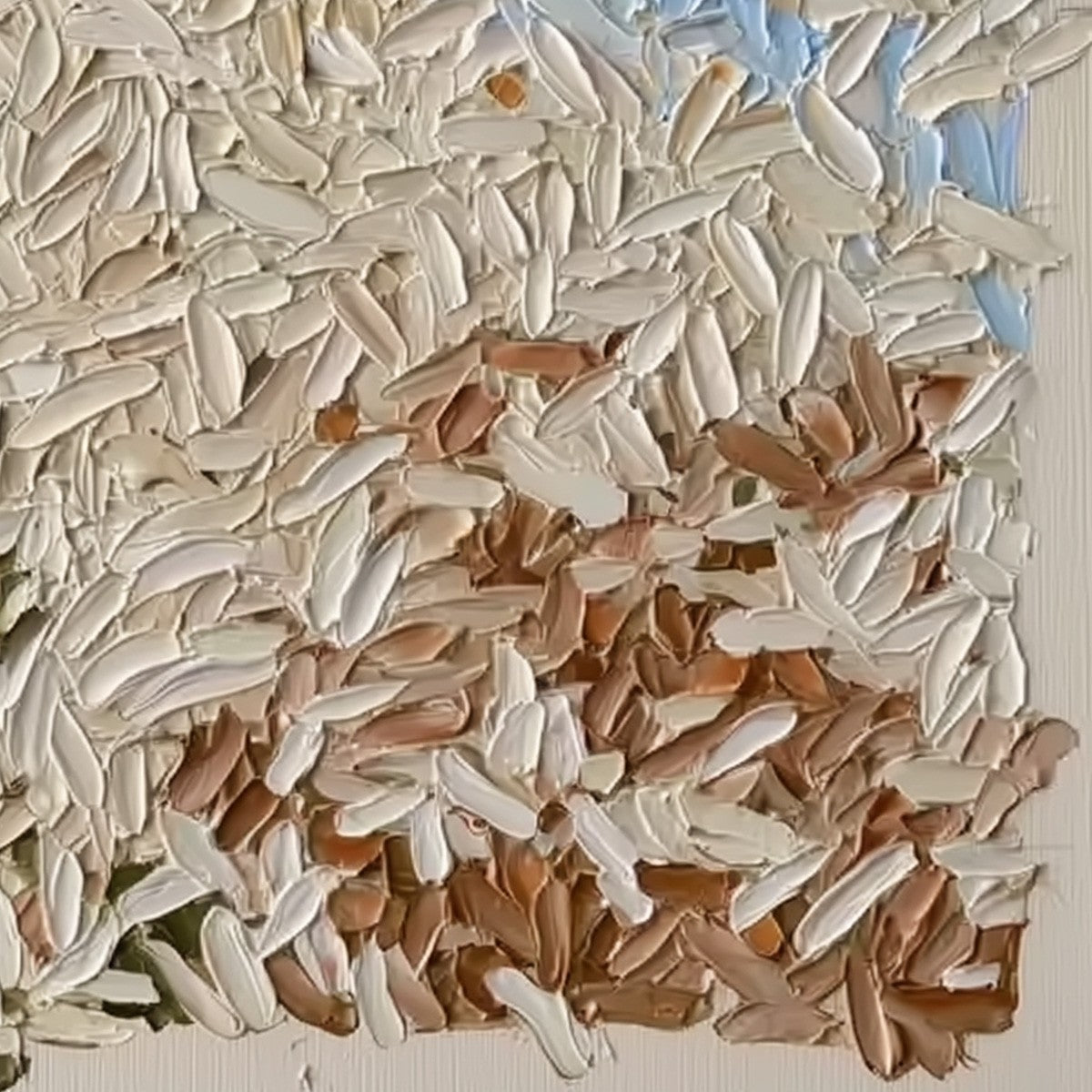 TERRA MOSAIC: Textured Earth Tone Abstract Impasto Painting