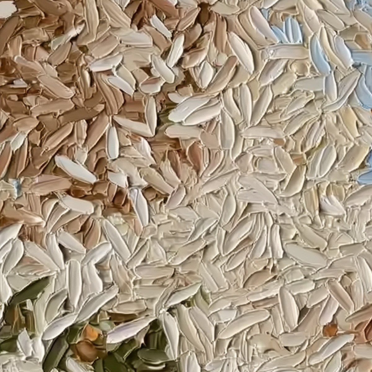 TERRA MOSAIC: Textured Earth Tone Abstract Impasto Painting