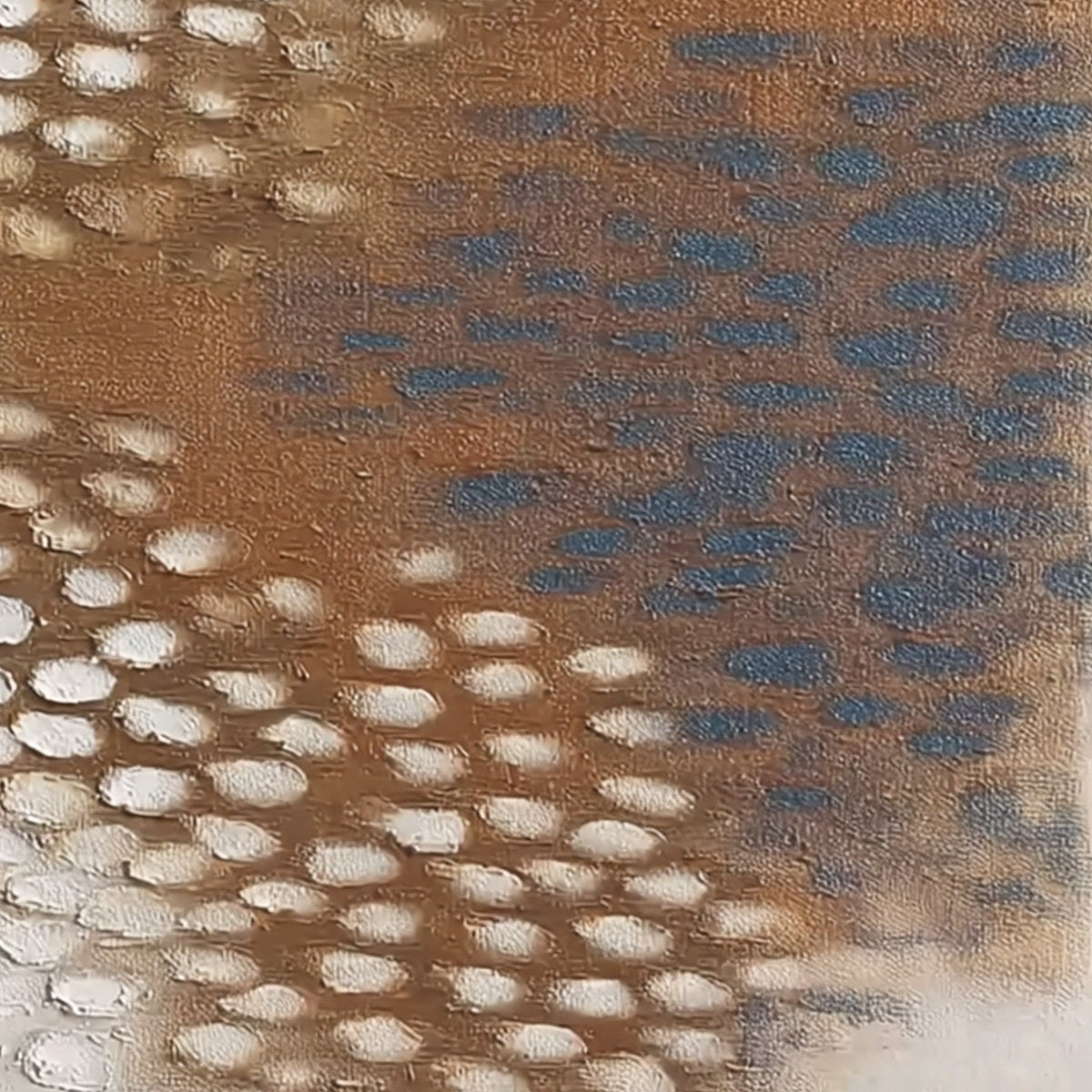 TERRA RHYTHM: Heavily Textured Wabi Sabi Abstract Painting