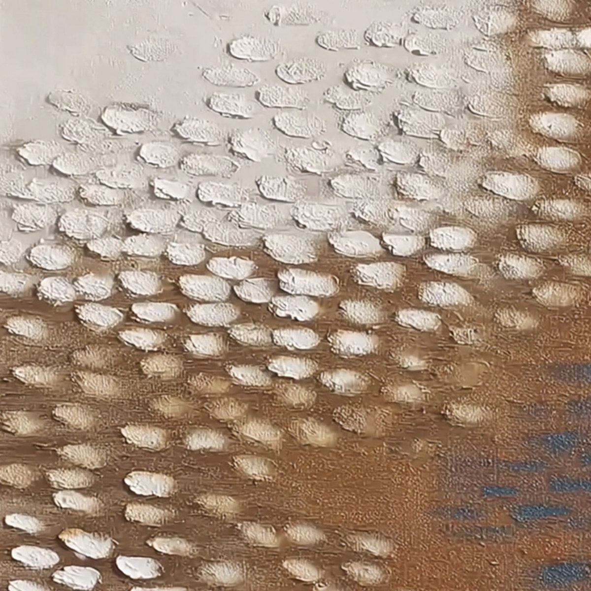 TERRA RHYTHM: Heavily Textured Wabi Sabi Abstract Painting