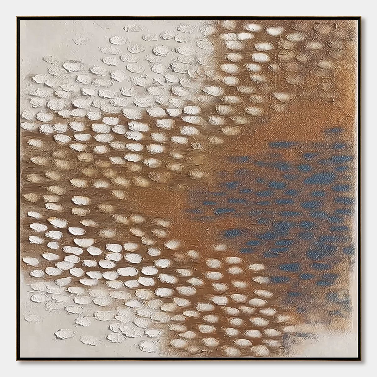 TERRA RHYTHM: Heavily Textured Wabi Sabi Abstract Painting