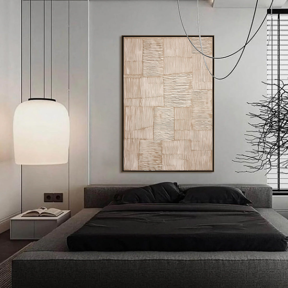 TERRA WEAVE: Heavy Textured Minimalist Wabi Sabi Wall Art