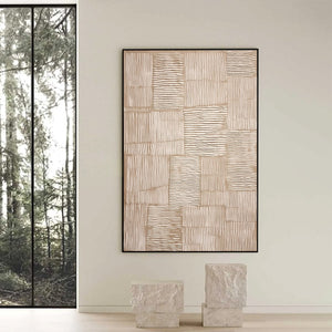 TERRA WEAVE: Heavy Textured Minimalist Wabi Sabi Wall Art