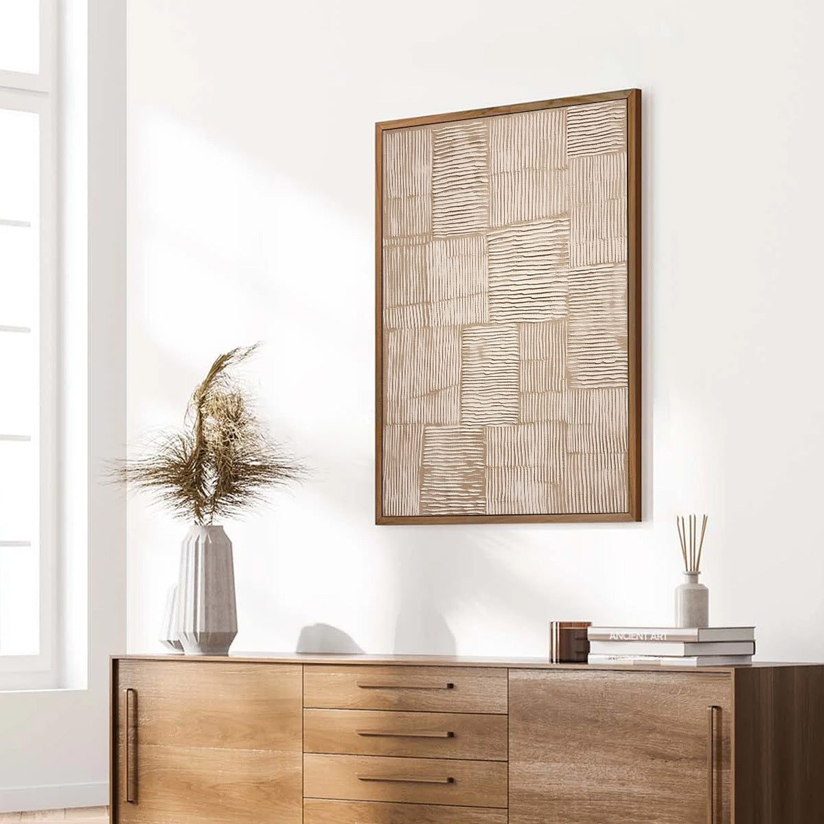 TERRA WEAVE: Heavy Textured Minimalist Wabi Sabi Wall Art