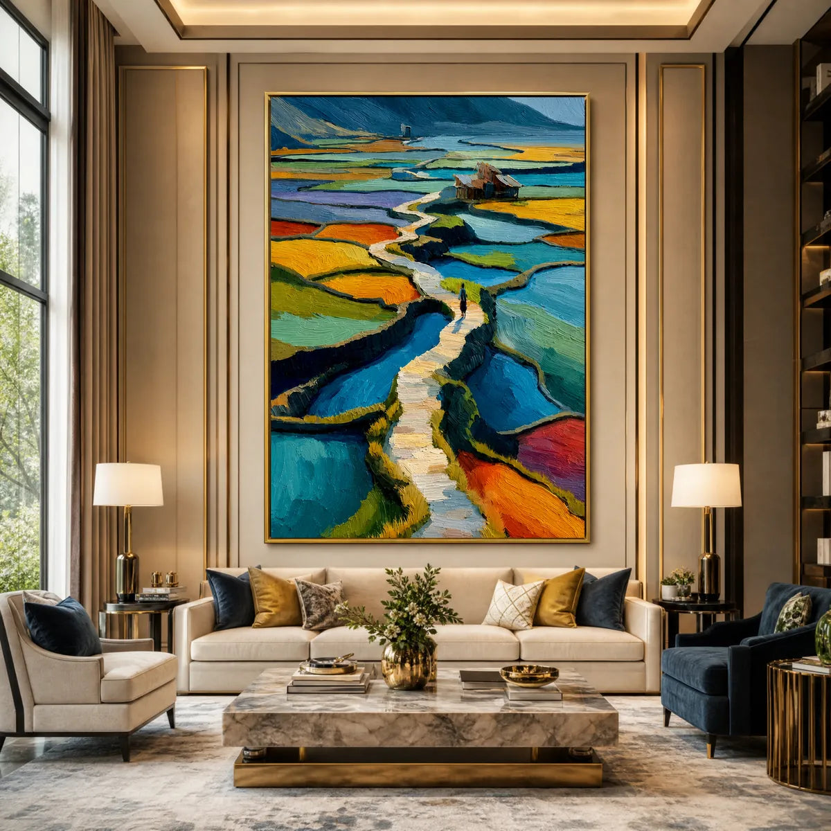 Impasto Landscape Painting | Original Wall Art – MontCarta