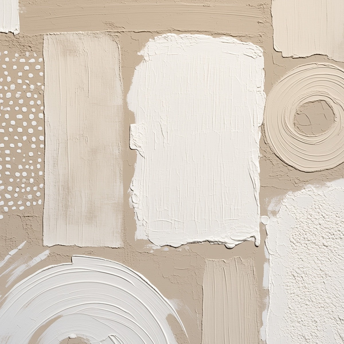 TERRAFORMS: Textured Wabi-Sabi Abstract Painting in Neutral Tones