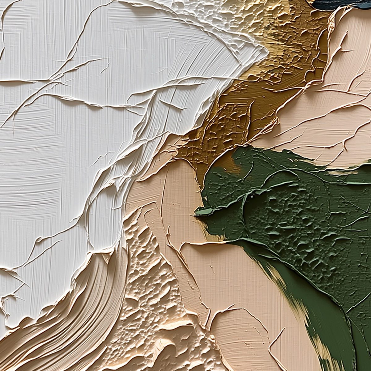 TERRAIN: Textured Wabi Sabi Abstract Painting in Earth Tones