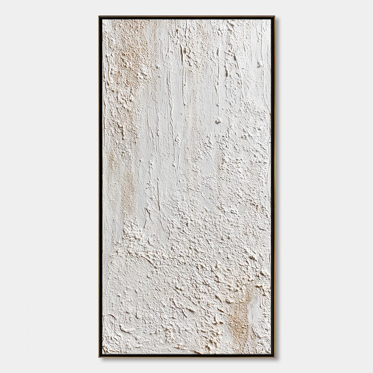 TERRA ALBA: Textured Wabi Sabi Minimalist Abstract Painting