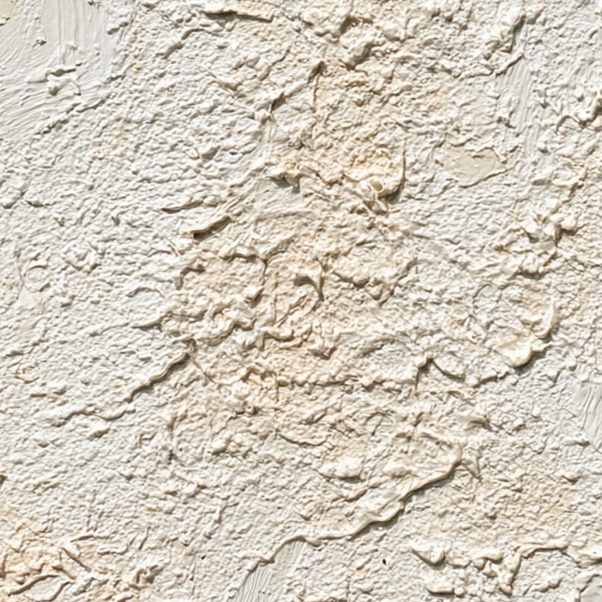 TERRA BLANCA: Heavy Texture Minimalist Wabi Sabi Painting