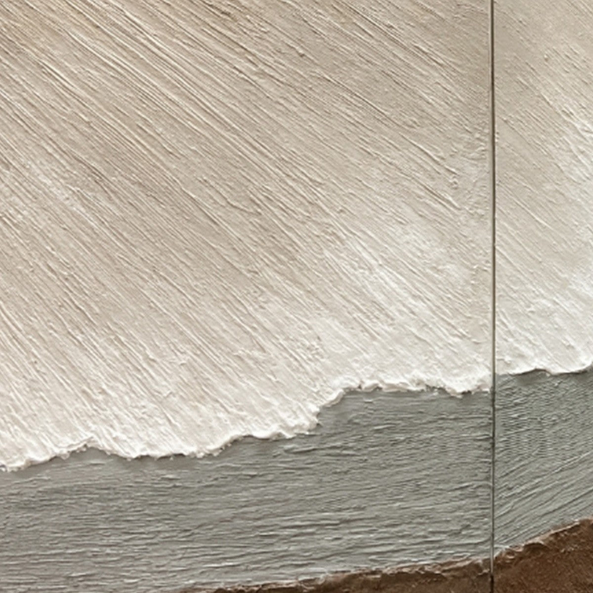 TERRA FIRMA- Textured Abstract Earth Tones Triptych Painting