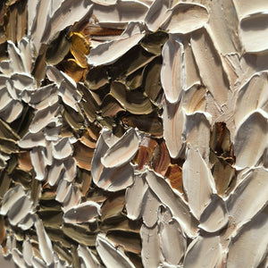 TERRA MOSAIC- Textured Earth Tone Abstract Impasto Painting