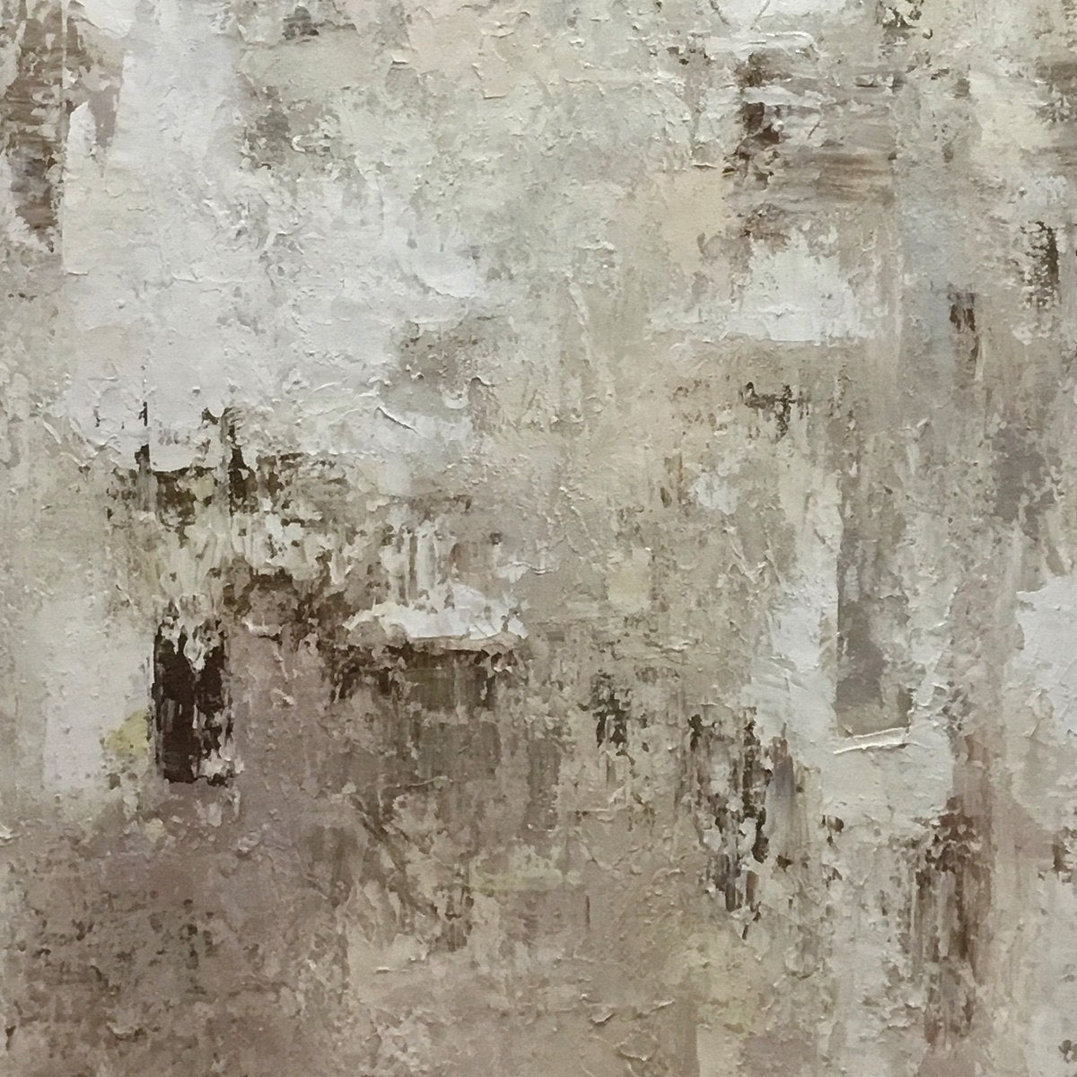 TEXTURED BEIGE ABSTRACT- Minimalist Textured Painting