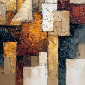 THE JOURNEYMEN: Heavy Texture Palette Knife Figurative Painting