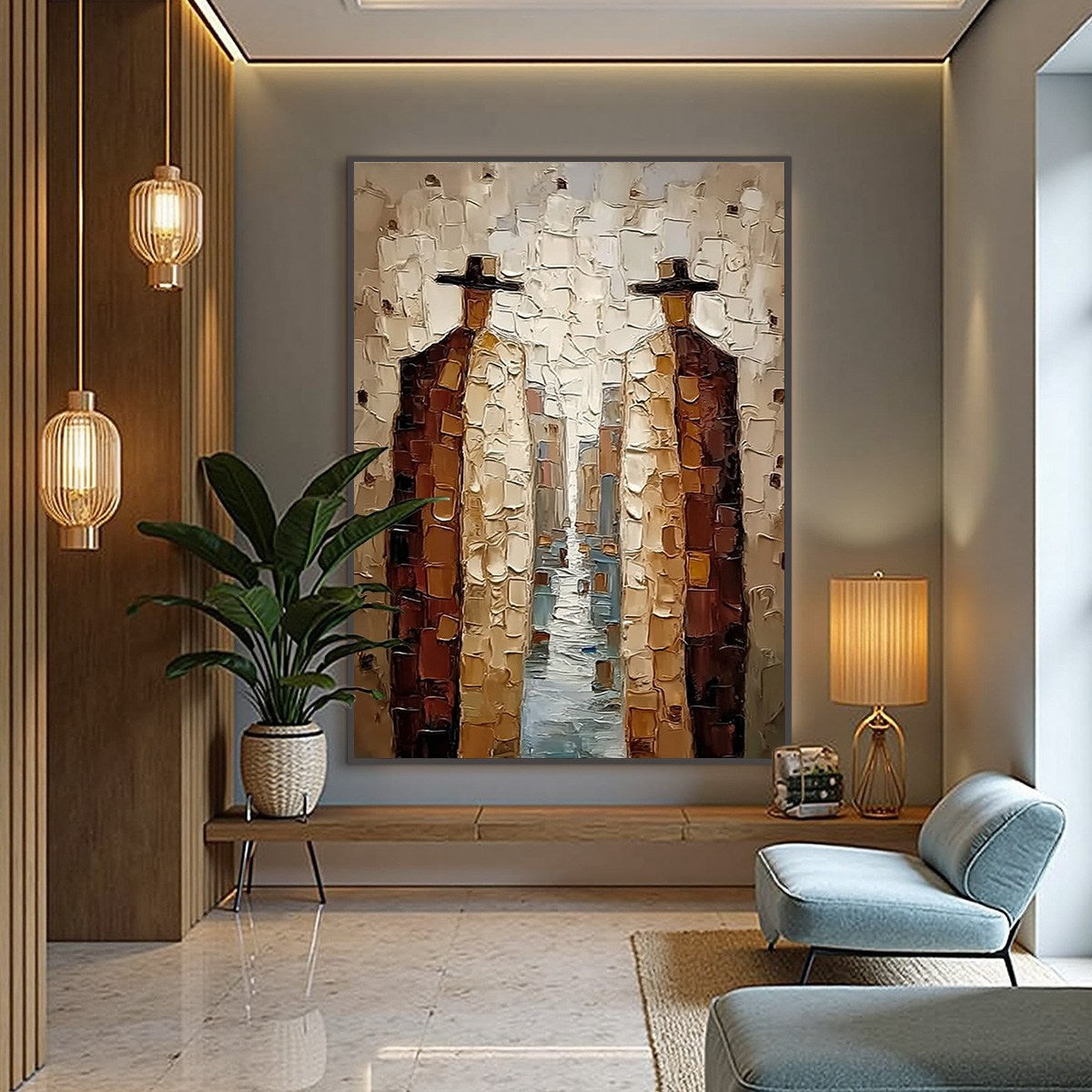 THE JOURNEYMEN: Textured Figurative Impasto Painting