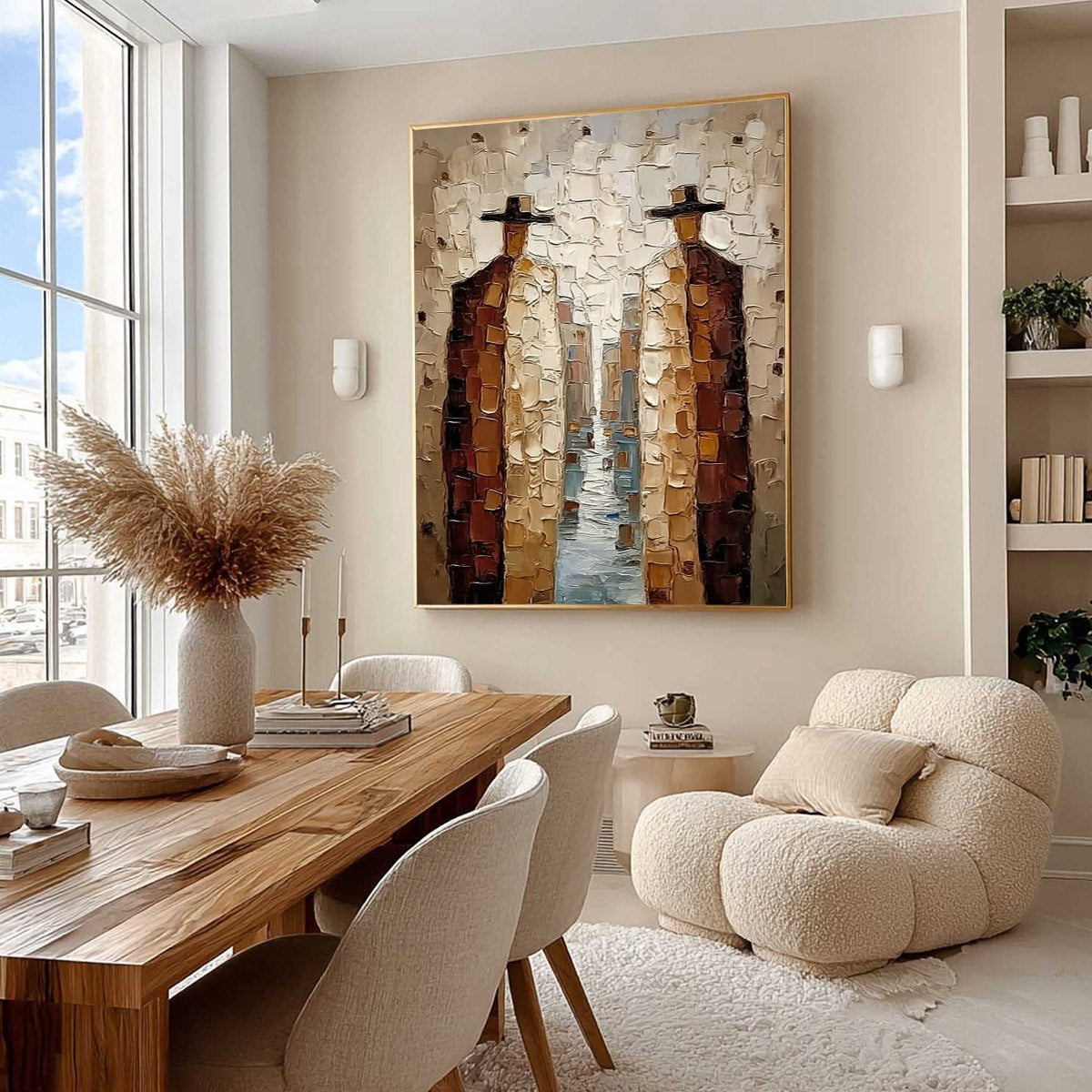 THE JOURNEYMEN: Textured Figurative Impasto Painting