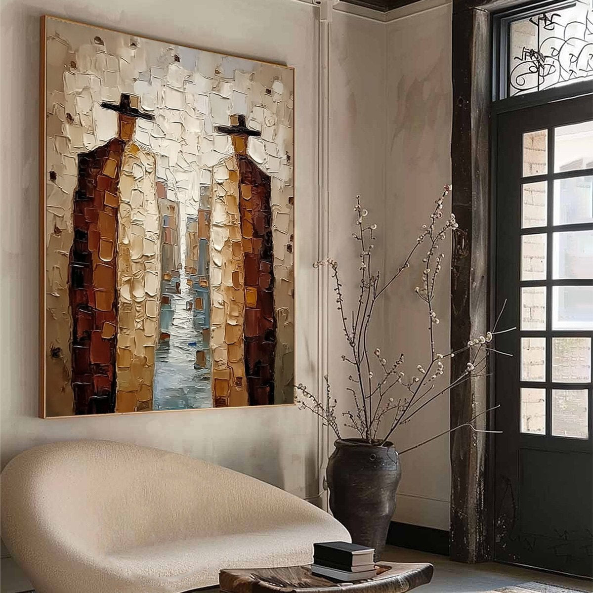 THE JOURNEYMEN: Textured Figurative Impasto Painting