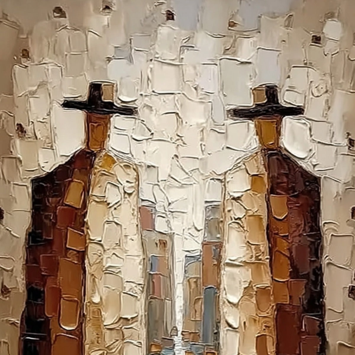 THE JOURNEYMEN: Textured Figurative Impasto Painting