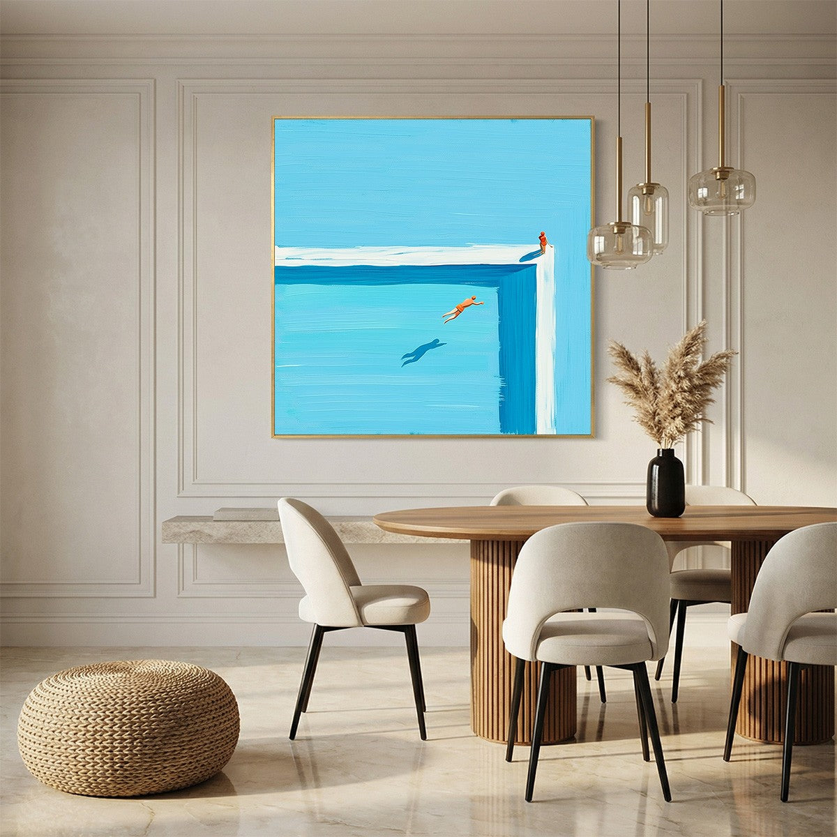THE LEAP: Minimalist Art of a Summer Pool Dive