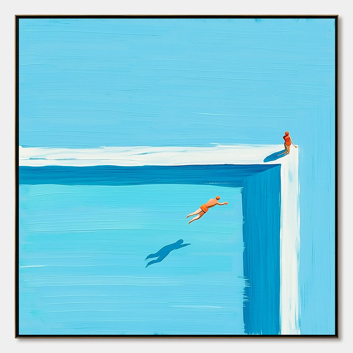 THE LEAP: Minimalist Art of a Summer Pool Dive