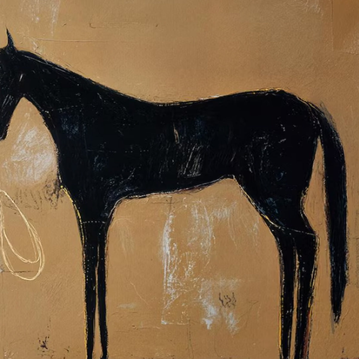THE PACT: Modern Abstract Western Figurative Oil Painting