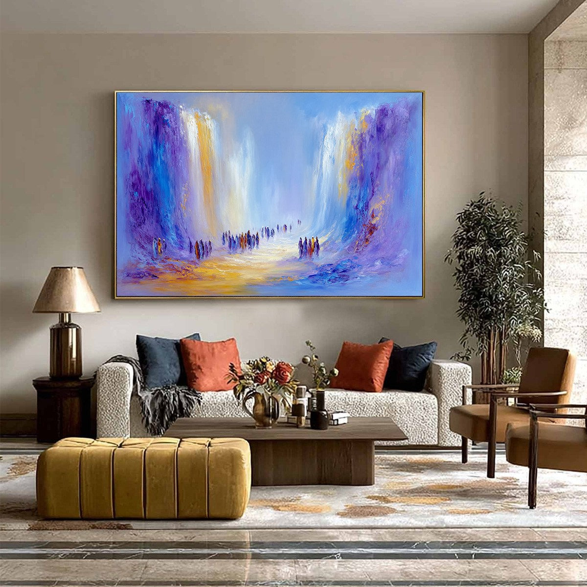 THE PASSAGE: Epic Journey Abstract Impasto Palette Knife Painting