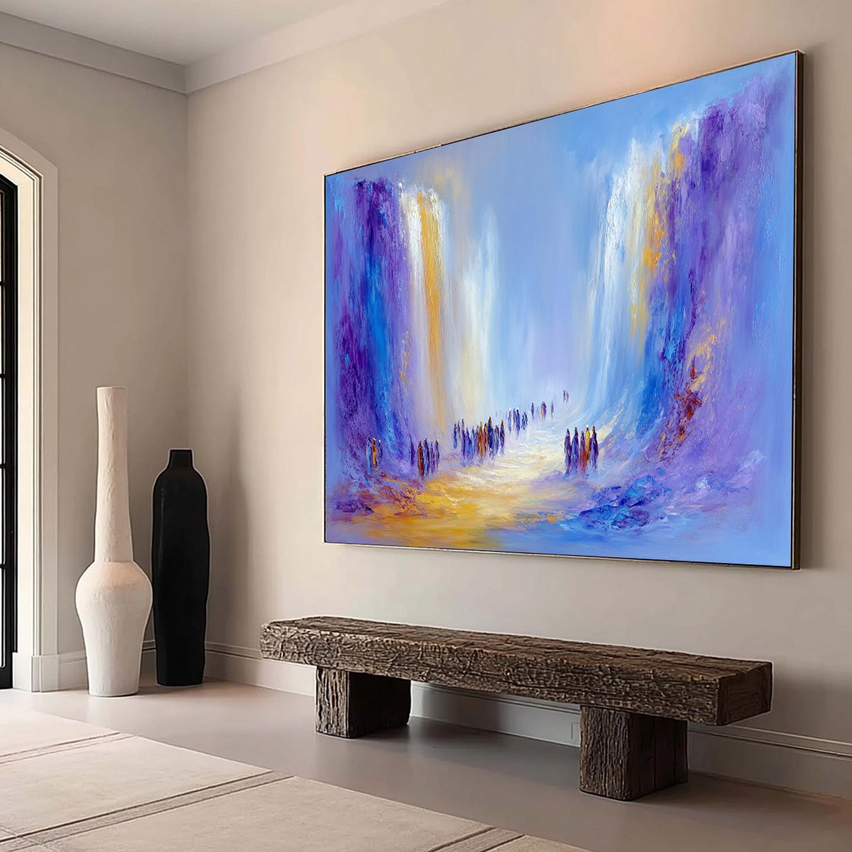 THE PASSAGE: Epic Journey Abstract Impasto Palette Knife Painting