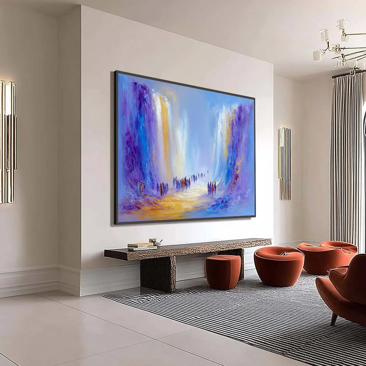 THE PASSAGE: Epic Journey Abstract Impasto Palette Knife Painting